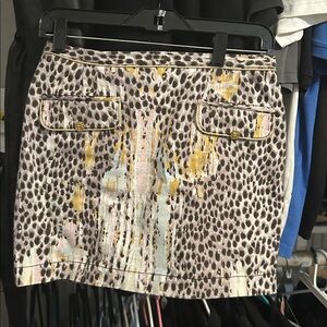 Roberto Just Cavalli leopard skirt size 40